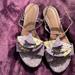 Tabitha Simmons Ankle Strap Flat Sandals